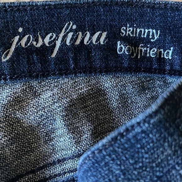 7 for all Mankind Josefina Skinny Boyfriend Jeans Size 26 - Picture 6 of 7